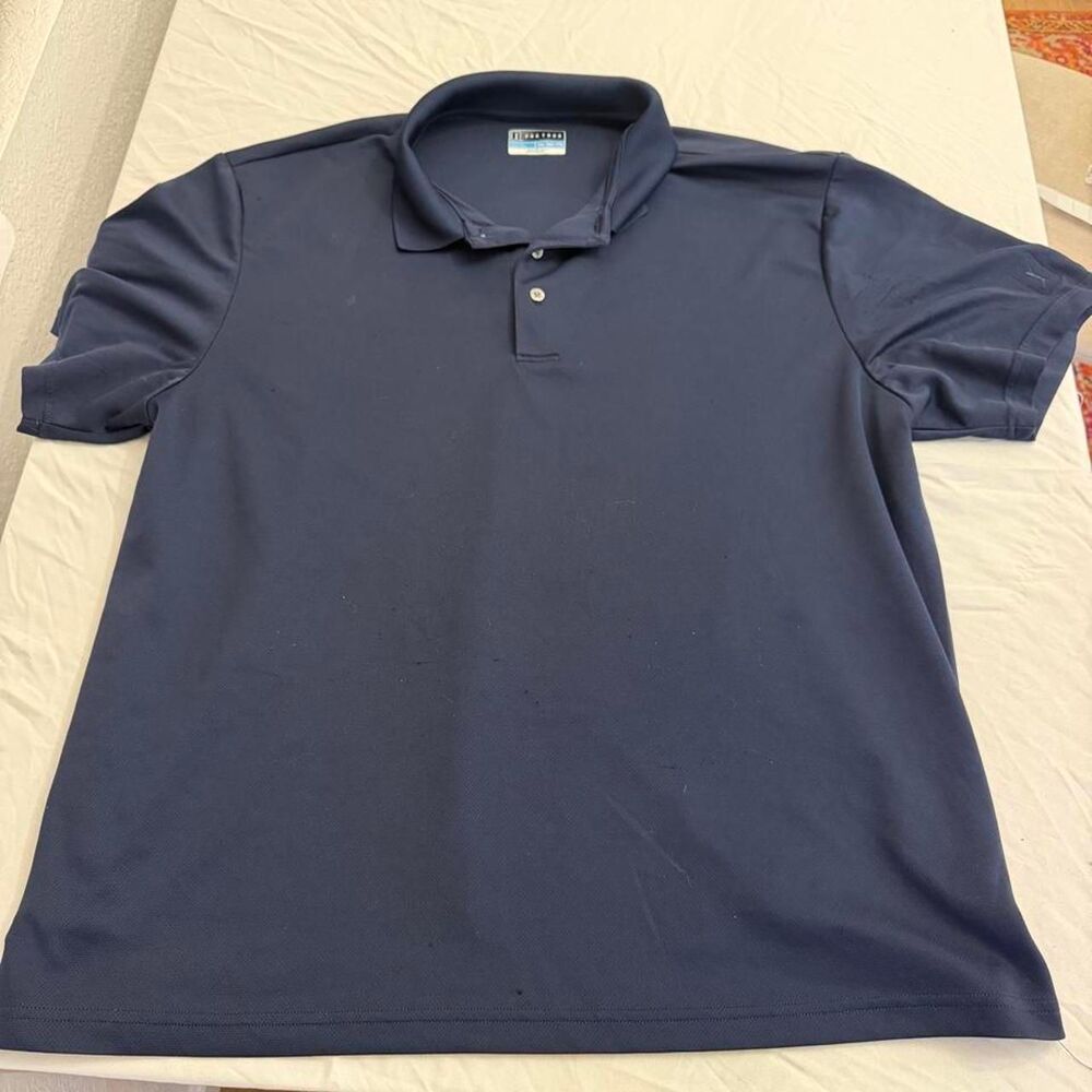 Pga-tour Men's Navy and Blue Polo-shirts